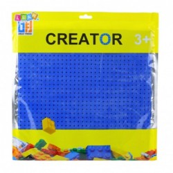 Construction Board for Building Blocks, Navy Blue, 25.5x25.5 cm
