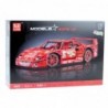 Construction Bricks Sports Car Racing Red 1:10 2688 pcs.
