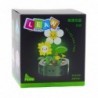 Mini Building Blocks Flowers with Smiley Faces White Yellow 142 pcs.