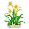 Construction Blocks Flower in Pot Narcissus Yellow and White 623 pcs.