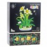 Construction Blocks Flower in Pot Narcissus Yellow and White 623 pcs.