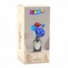 Construction Bricks Bouquet of Flowers in a Vase Red and Blue 358 pcs.