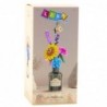 Construction Blocks Bouquet of Colorful Flowers in a Vase 387 pcs.