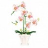 Orchid Construction Blocks Orchid in a Pot Pink and White 718 pcs.