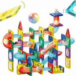 WOOPIE Klocki Magnetyczne Konstrukcyjne 3D Zestaw Edukacyjny Tor Kulkowy 105el.