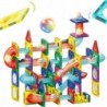 WOOPIE Klocki Magnetyczne Konstrukcyjne 3D Zestaw Edukacyjny Tor Kulkowy 105el.