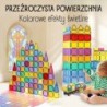 WOOPIE Klocki Magnetyczne Konstrukcyjne 3D Zestaw Edukacyjny Zamek Pojazdy110el..