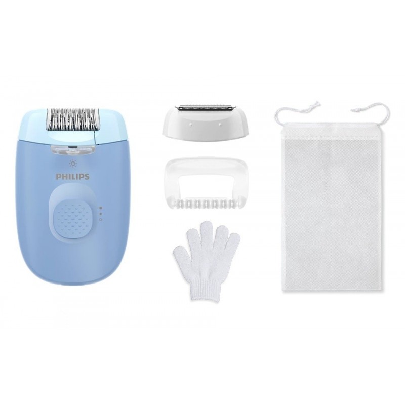Philips Epilator BRE247/00 Series 4000 Number of power levels 2 Blue