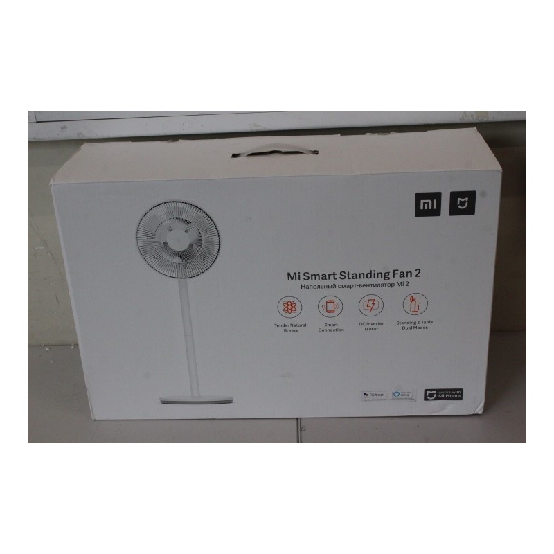 SALE OUT. Xiaomi Mi Smart Standing Fan 2 EU Xiaomi Mi Smart Standing Fan 2 Stand Fan USED, DIRTY White |