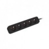 Lanberg Cable Power Strip, 5X French Outlets Quality-Grade Copper, 1.5 m PS0-05E-0150-BK