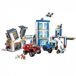 Construction Bricks Police Base Vehicles Police Cars Police 4in1 807 pcs.