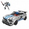 Building Blocks Car Robot 2in1 Blue-Gray Drive 350 pcs.