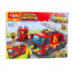 Construction Bricks Fire Truck with Ladder 275 pcs.