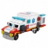 Construction Bricks Rescue Set Ambulance 6in1 122 pcs.