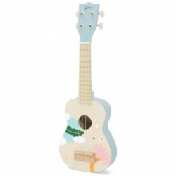 CLASSIC WORLD Wooden Ukulele Blue Guitar for Children