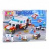 Construction Bricks Rescue Set Ambulance 6in1 122 pcs.