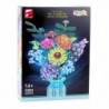 Construction Blocks Bouquet of Flowers in a Vase Colorful 1853 pcs.