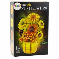 Construction Blocks Flowers Sunflowers in a Vase 1009 pcs.