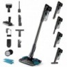 Philips 8000 series XC8057/01 stick vacuum/electric broom Battery Dry&wet Cyclonic Bagless 0.6 L Aqua colour, Black