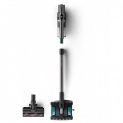 Philips 8000 series XC8057/01 stick vacuum/electric broom Battery Dry&wet Cyclonic Bagless 0.6 L Aqua colour, Black