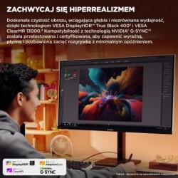 HP OMEN Transcend 31.5 inch UHD 240Hz OLED Gaming Monitor - Transcend 32