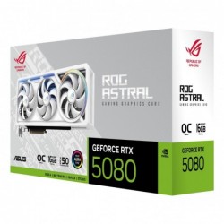 ASUS ROG Astral - -RTX5080-O16G-WHITE NVIDIA GeForce RTX 5080 16 GB GDDR7
