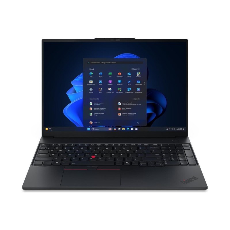 Lenovo ThinkPad E16 Gen 3 16 WUXGA AMD R5 230/16GB/512GB/AMD Radeon 760M/WIN11 Pro/Nordic Backlit kbd/Black/FP/3Y