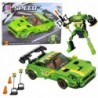 Construction Blocks Car Robot 2in1 Yellow-Green Drive 352 pcs.