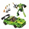 Construction Blocks Car Robot 2in1 Yellow-Green Drive 352 pcs.