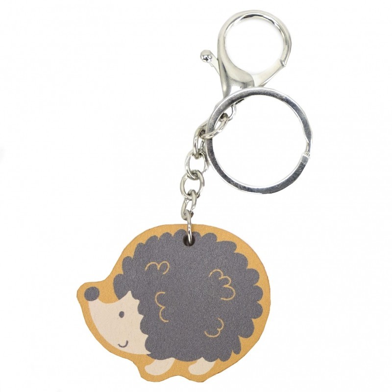 Viga PolarB Wooden Keychain Hedgehog Keychain