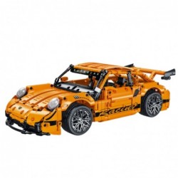 GT Racing Car Construction Bricks Orange 1:14 1268 pcs.