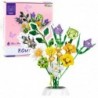 Construction Blocks Decorative Bouquet of Colorful Flowers 925 pcs.