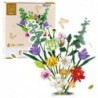 Construction Blocks Decorative Bouquet of Colorful Flowers 836 pcs.