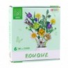 Construction Blocks Decorative Bouquet of Colorful Flowers 997 pcs.