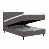 Kontinentaalvoodi LAARA 120x200cm, grafiit, 121x208xH119cm