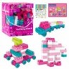 Construction Blocks 3D Stickers Pastel Pink 150 pcs.