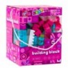 Construction Blocks 3D Stickers Pastel Pink 150 pcs.