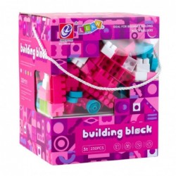 Pastel Pink 3D Construction Blocks 230 pcs.