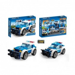 Construction Blocks Police Helicopter Vehicles Buildings 98-118 pcs Mix