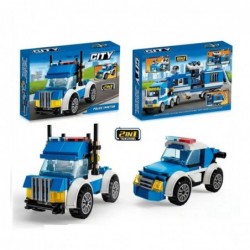 Construction Blocks Police Helicopter Vehicles Buildings 98-118 pcs Mix