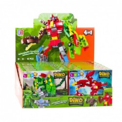 Dinosaur Robot 2in1 Construction Blocks 50-70 pcs Mix