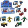 Construction Blocks 2in1 Vehicle Robot Mini Set 42-65 pcs Mix