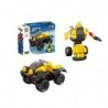 Construction Blocks 2in1 Vehicle Robot Mini Set 42-65 pcs Mix