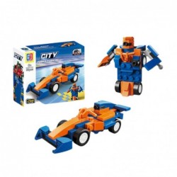Construction Blocks 2in1 Vehicle Robot Mini Set 42-65 pcs Mix