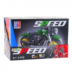 Bausteine Motor Motorrad Roboter 2in1 217-222 Stk. Mix