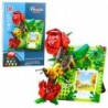 Construction Blocks Photo Frame with Rose and Bee 278 pcs.