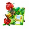 Construction Blocks Photo Frame with Rose and Bee 278 pcs.