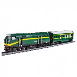 Construction Blocks Electric Train RC Train Remote Controlled 2086 pcs.