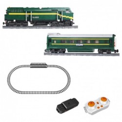 Construction Blocks Electric Train RC Train Remote Controlled 2086 pcs.