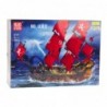 Construction Bricks Pirate Ship Red Sails 3139 pcs.